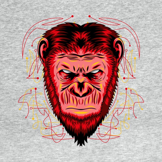 apes head by SHINIGAMII